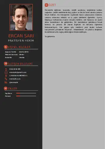 Pratisyen Hekim Cv Örnekleri cv indir